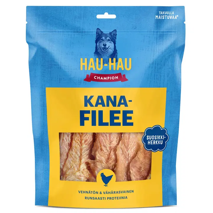 Hau-Hau Champion delikatess kanafilee maius koertele 400g