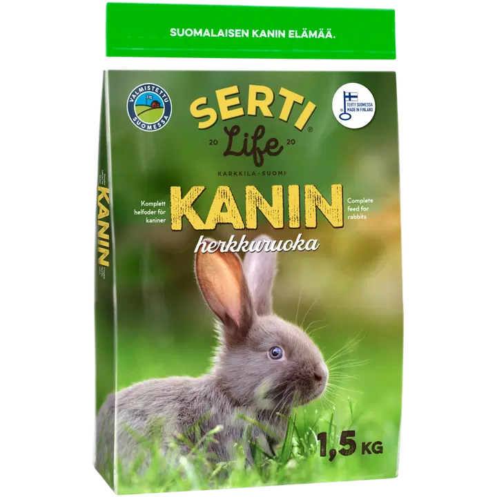 SERTI LIFE täissööt jänestele 1,5kg