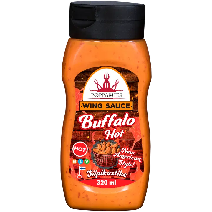 Poppamies buffalo kaste kanatiibadele, tuline 320 ml