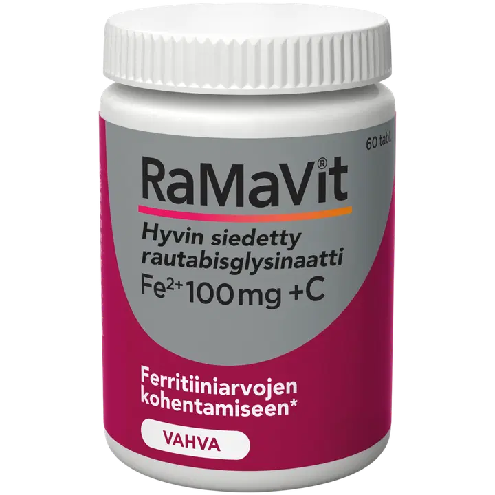 Ramavit Rauta 100 mg 60 tablettiä
