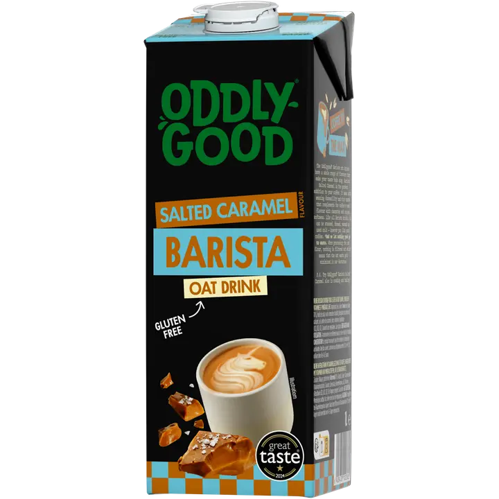 Oddlygood Barista kaerajook karamellimaitseline gluteenivaba UHT 1l