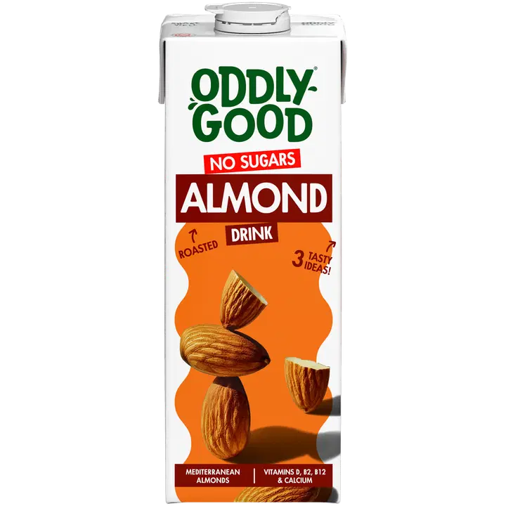 Oddlygood mandlijook ilma lisatud suhkruta, 1l UHT