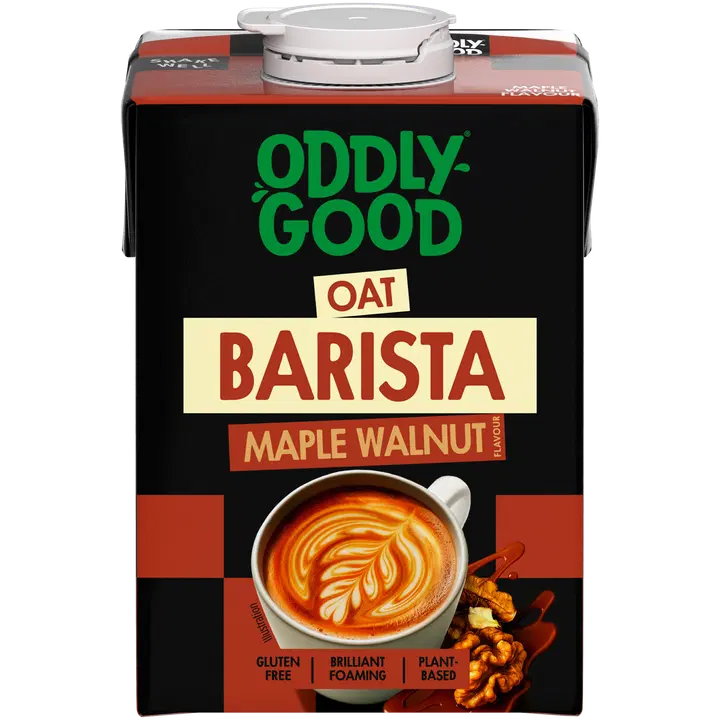 Oddlygood Barista kaerajook vahtrasiirupi-kreekapähkli maitsega, gluteenivaba, 500ml