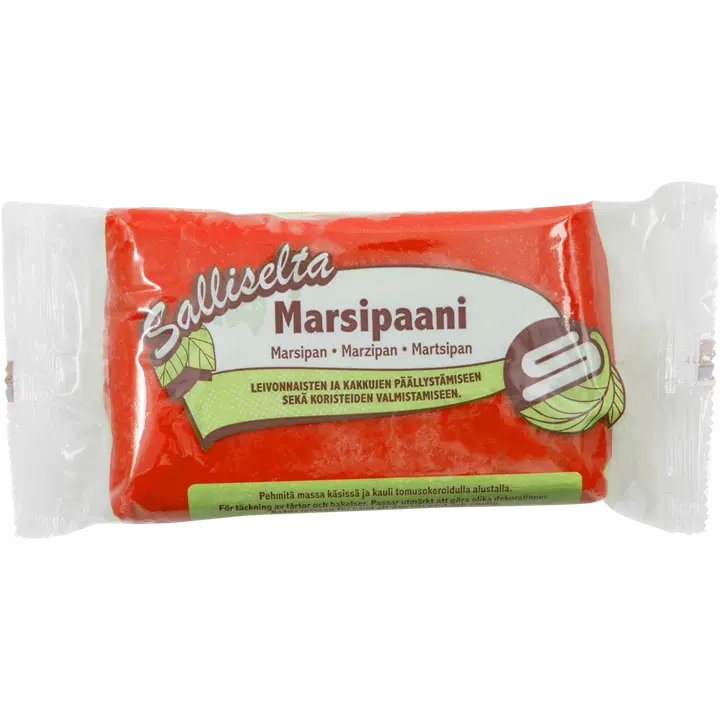 Sallinen martsipan, punane, 250g
