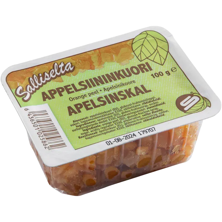 Sallinen apelsinisukaad 100 g