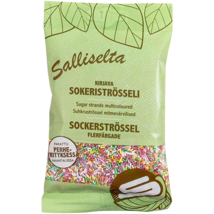 Salliselta suhkruströssel mitmevärvilised 100g