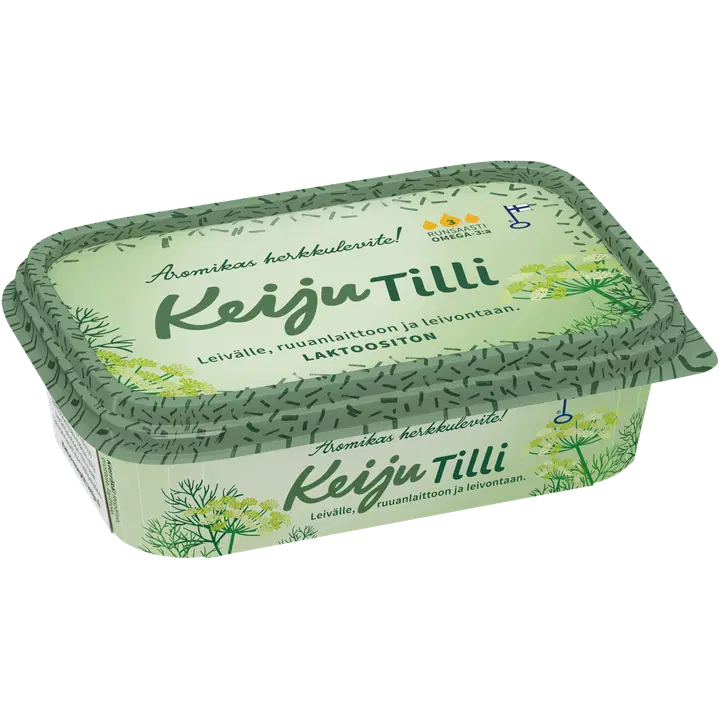 Keiju tillimaitseline margariin 60, laktoosivaba, 250 g