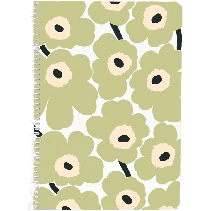 Marimekko märkmik a5 hele roheline