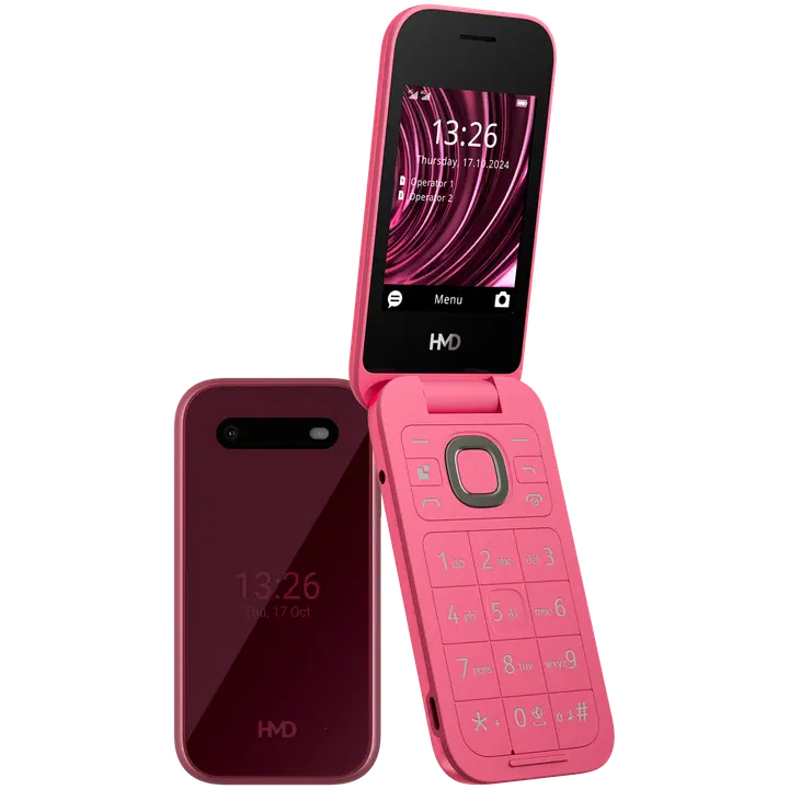 Mobiiltelefon HMD 2660 Flip punane