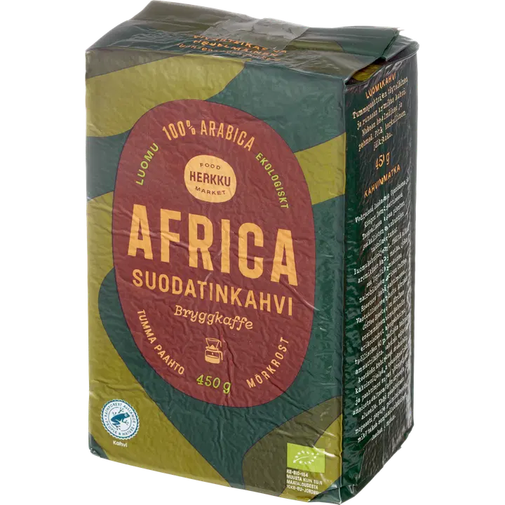 Herkku Aafrika tume röst jahvatatud kohv 450G
