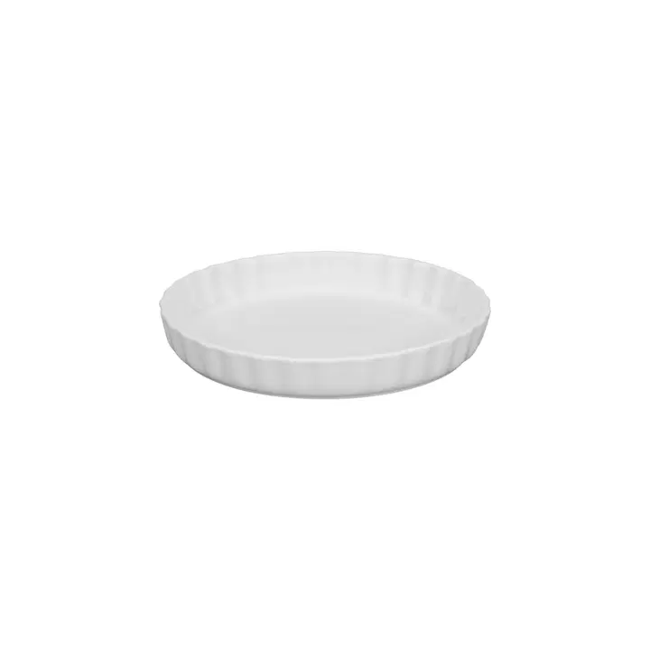Pirukavorm 28 cm, valge keraamika