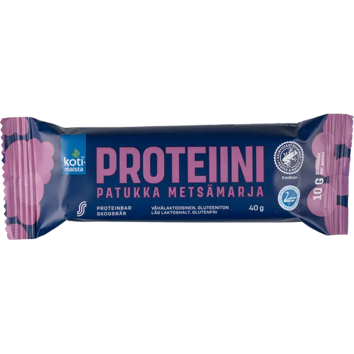 Kotimaista metsamarja proteiinibatoon 40g