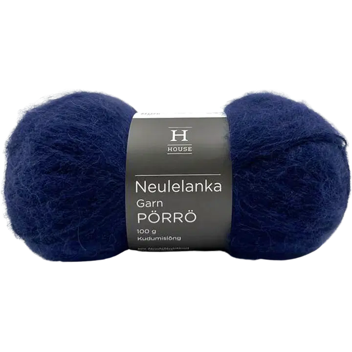 Lõng Pörrö vill-mohäär-akrüül 100g 710239 Navy