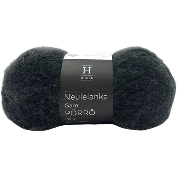 Lõng Pörrö vill-mohäär-akrüül 100g 710239 Tumehall
