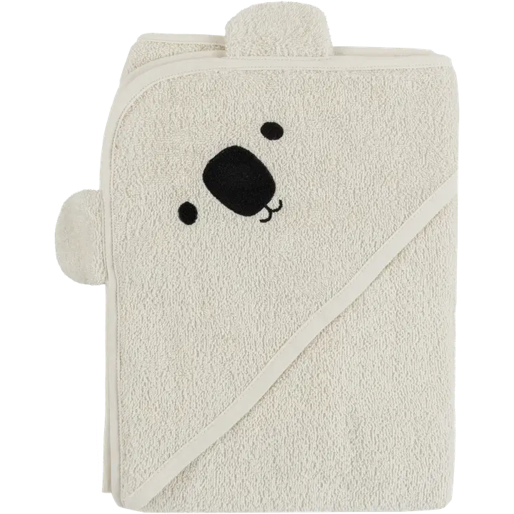 Vannirätt kapuutsiga 100x100 Koala
