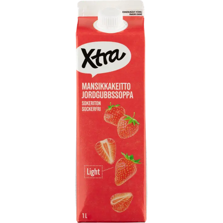 Xtra maasikasupp suhkruvaba 1l