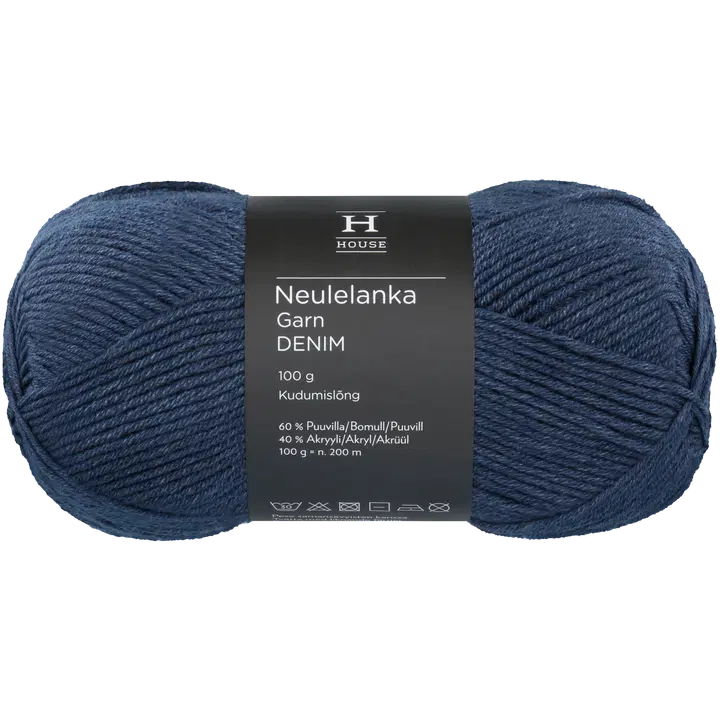Lõng Denim puuvill-akrüül 100G