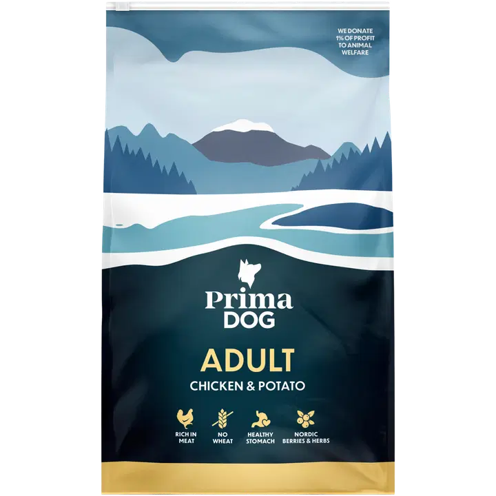 PrimaDog täistoit kana-kartul 3kg