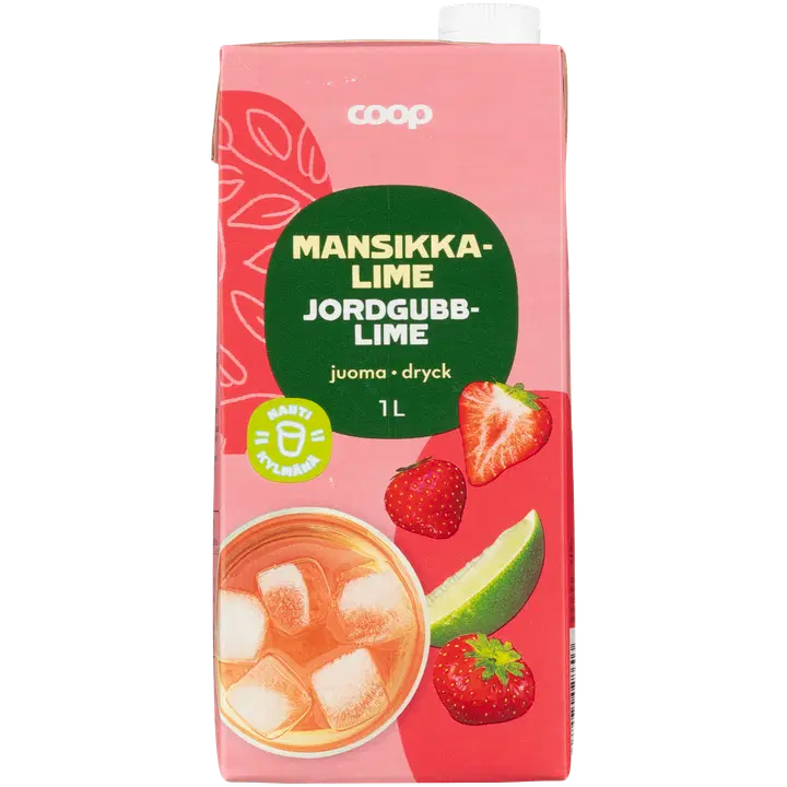 Coop maasika-laimijook 1L
