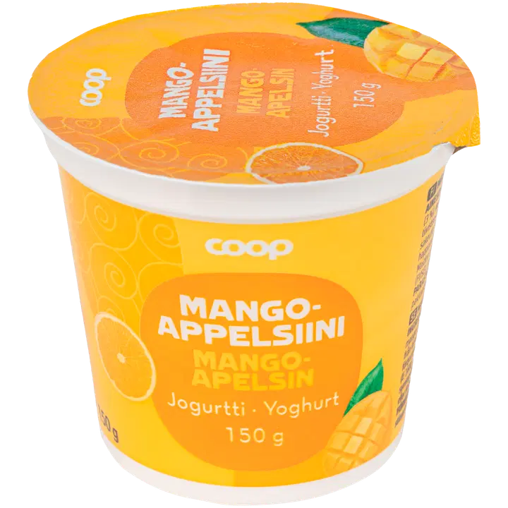 Coop mango-apelsinijogurt 150g