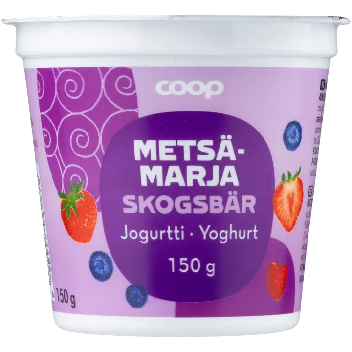 Coop metsamarjajogurt 150 g