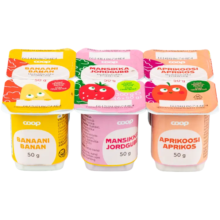 COOP puuviljakohupiim 6x50g