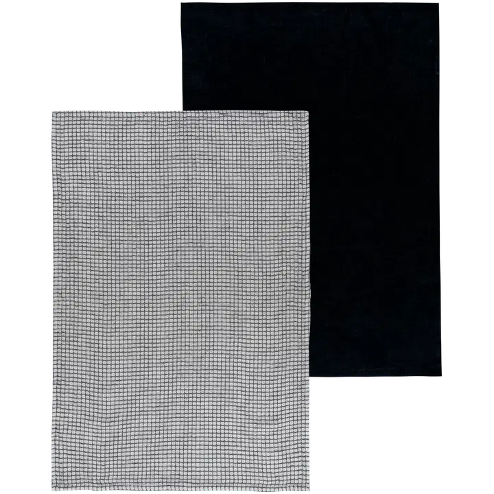 Köögirätikud 2tk 50x70 Linane ja vahvelkoes puuvillane House