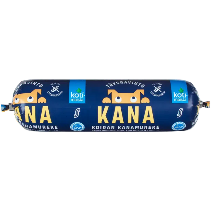 Kotimaista kanavorst koerale 500g