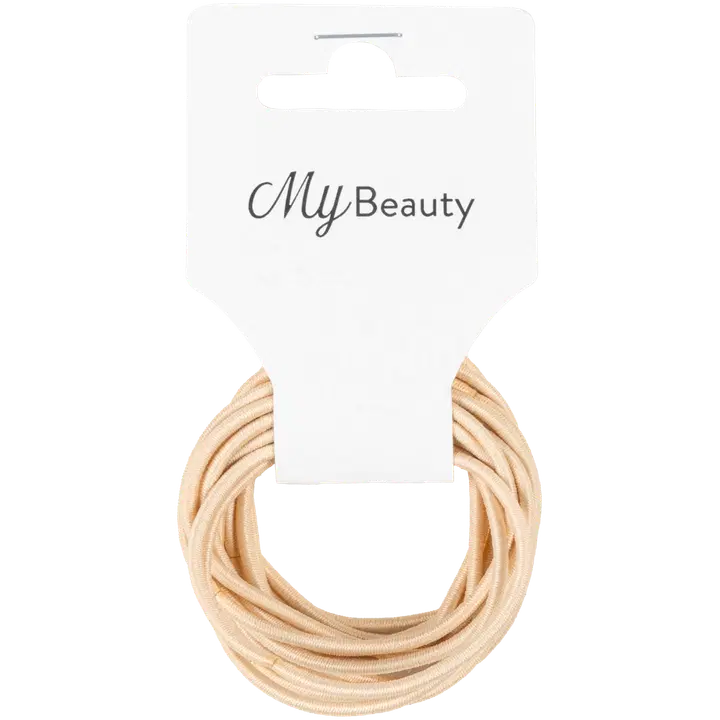 My beauty juuksekummid beež õhuke 15tk