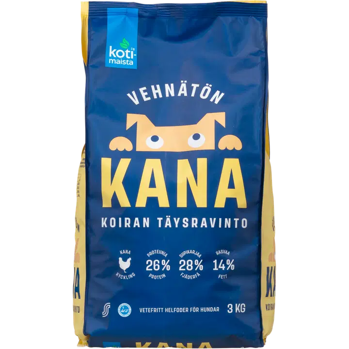Kotimaista täissööt koerale kanaga 3kg