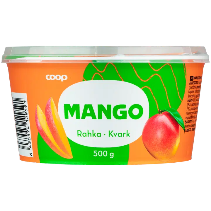 Coop kohupiimakreem mango, 500g
