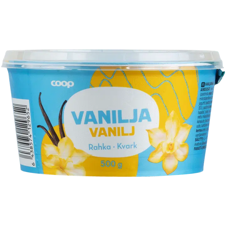Coop vanillimaitseline kohupiim 3,5%, 500 g