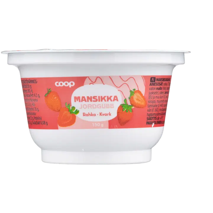 Coop maasika kohupiimakreem, 150 g