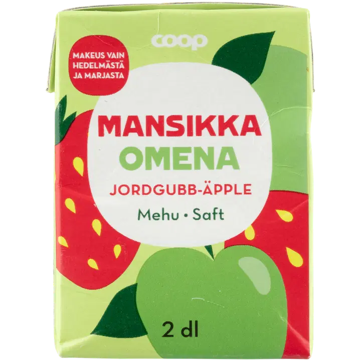 Coop maasika-õunajook 200 ml