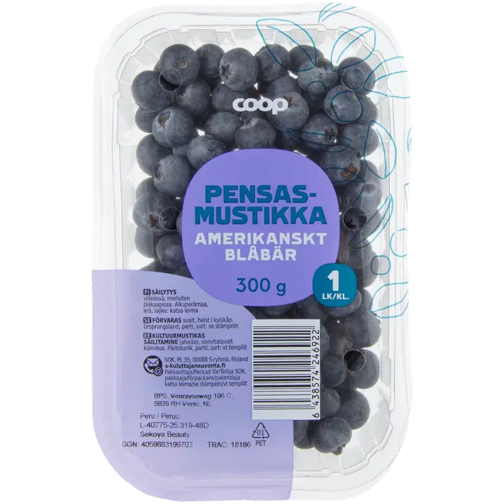 Mustikad 300 g Coop