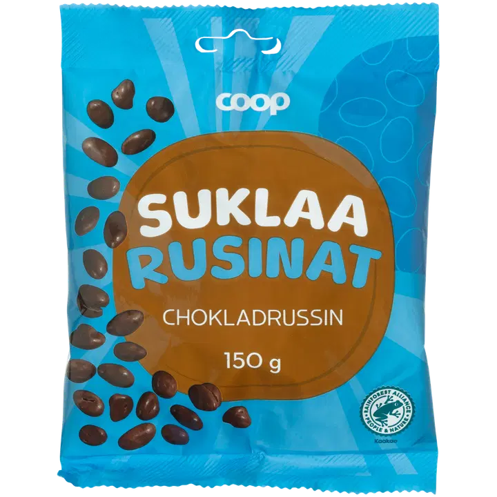 Coop rosinad šokolaadis 150g