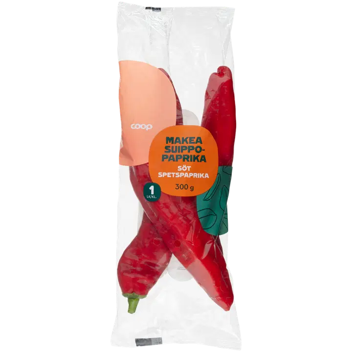 Coop Magus paprika I klass 300g