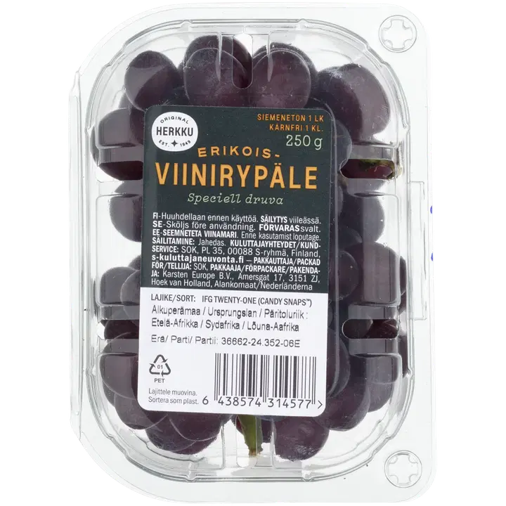Viinamari Candy Snaps 250g Herkku