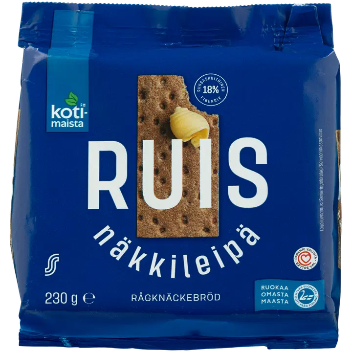 Kotimaista rukkinäkileib 230g