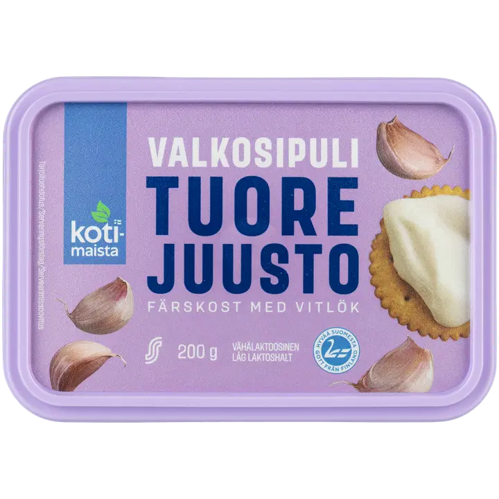 Kotimaista toorjuust küüslauguga, 200 g