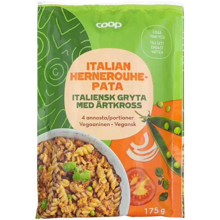 Coop ita hernehautise koostisosad 175g