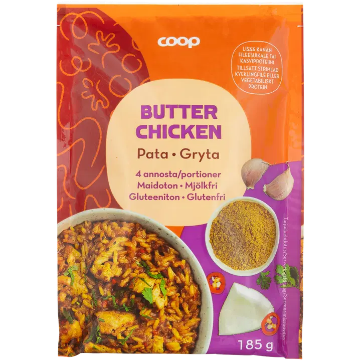Coop võikana koostisosad, 185 g