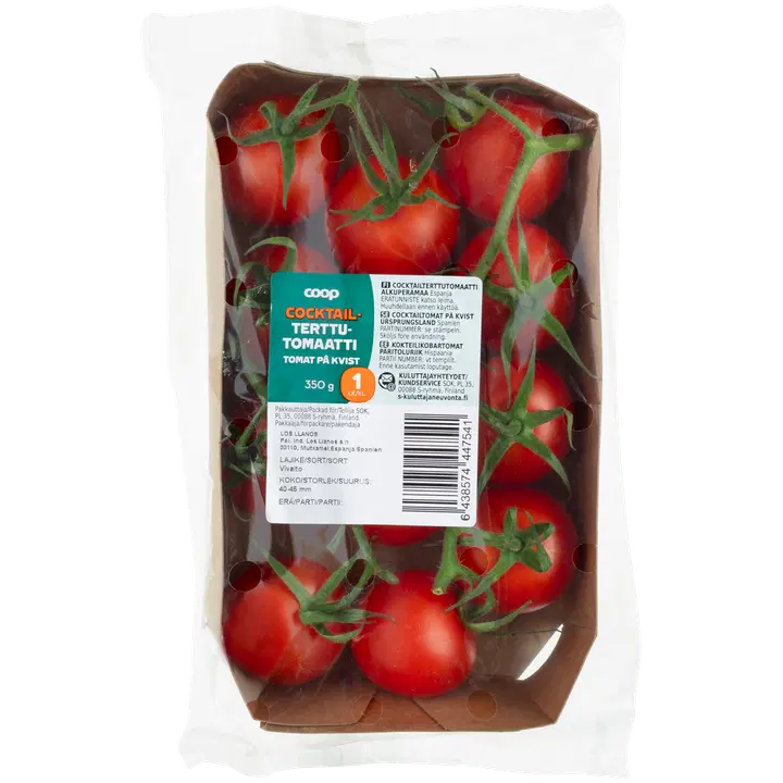 Coop Kokteilkobartomat I klass 350g