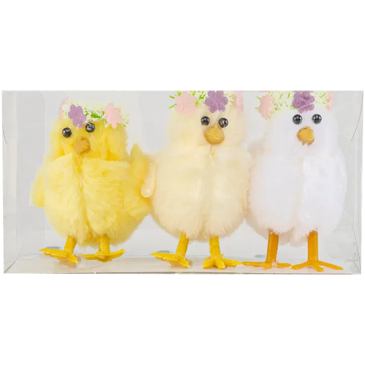 Lihavõttetibu 9 cm 3 tk