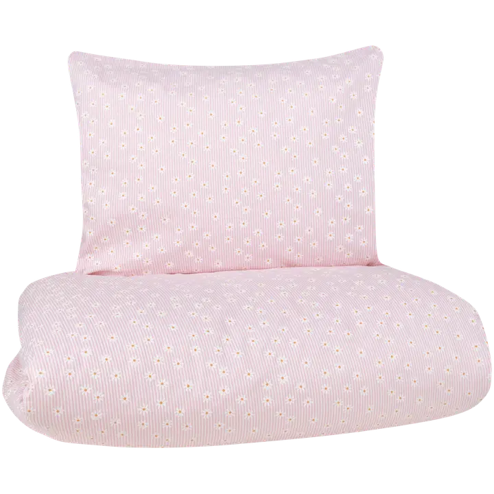Voodipesukomplekt Daisy 150x210+55x65 roosa