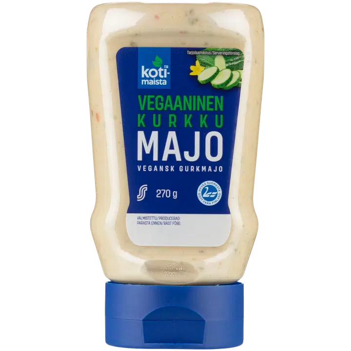 Kotimaista Vegan kurgimajonees 270g