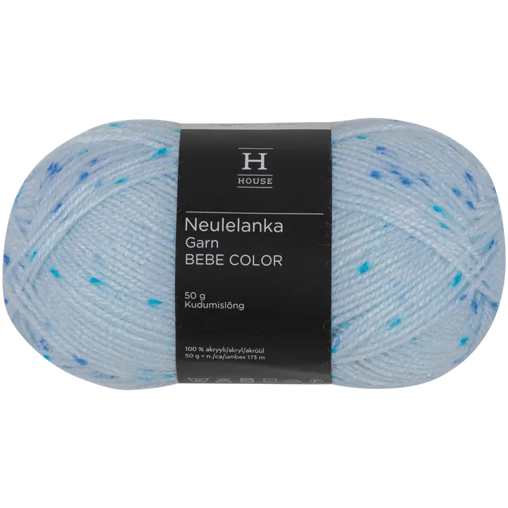 Lõng Bebe Color 50g helesinine