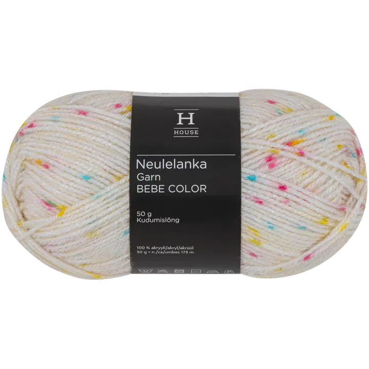 Lõng Bebe Color 50g vikerkaar