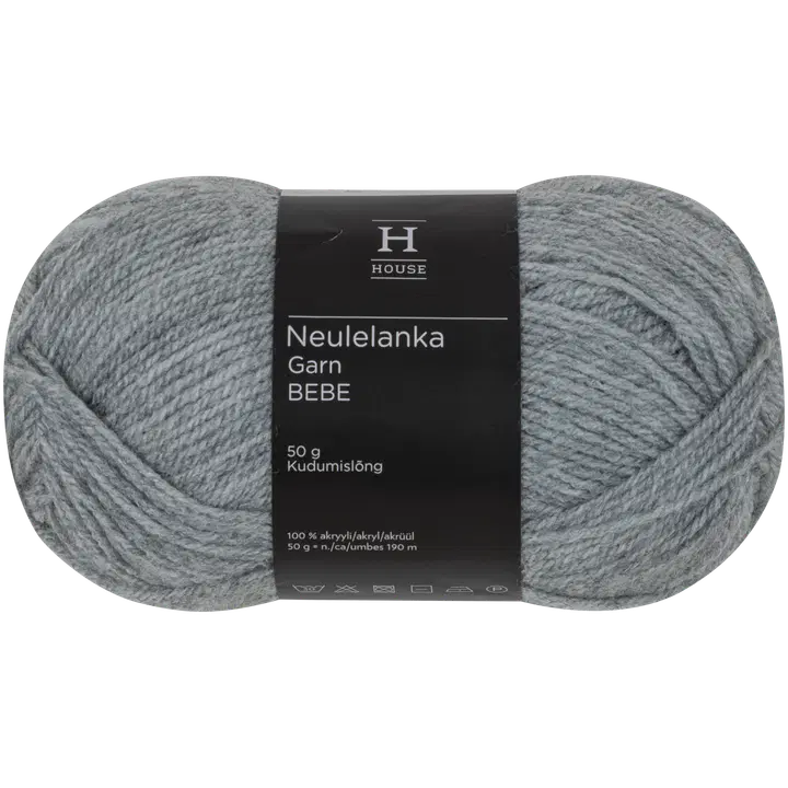 Lõng Bebe 50g helehall melange