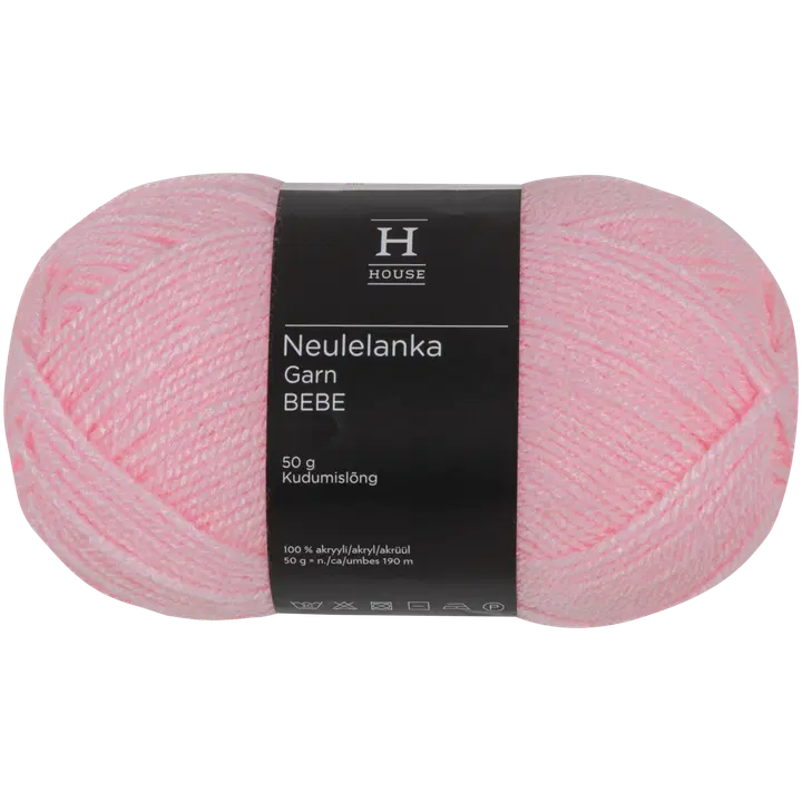 Lõng Bebe 50g heleroosa